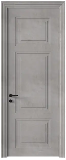 Межкомнатная дверь Siena Neo Classic Scalino, Без стекла (ДГ), цвет - Белый камень