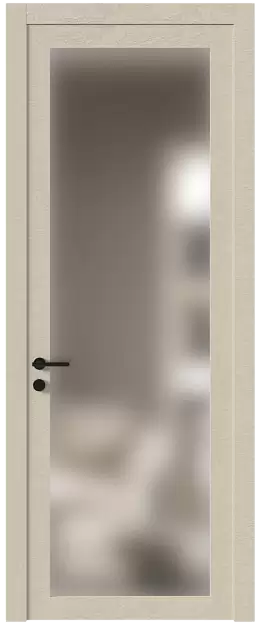 Межкомнатная дверь Tivoli З-1, Со стеклом (ДО), цвет - Версилк крем