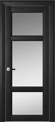 Дверь Siena Neo Classic Decoro Масло чёрное со стеклом