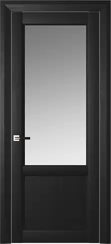 Дверь Dinastia Neo Classic Decoro Масло чёрное со стеклом
