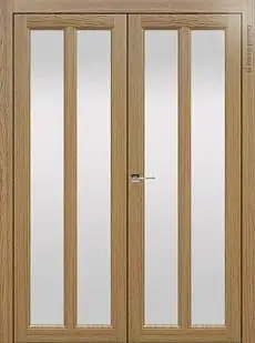 Дверь Sorrento / Сорренто Д4 Дуб карамель со стеклом