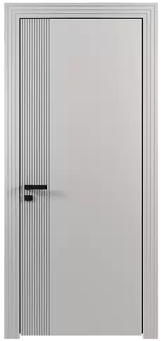 Дверь Sinistro Moderno Серая эмаль (RAL 7047) без стекла