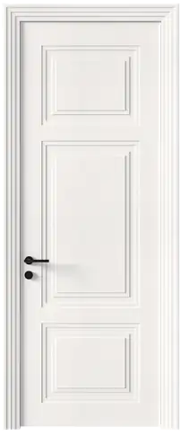 Дверь Siena Neo Classic Scalino Белоснежная мягкая шагрень без стекла