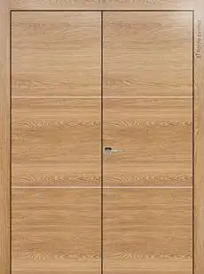 Дверь Tivoli / Тиволи В-3 Дуб капучино без стекла