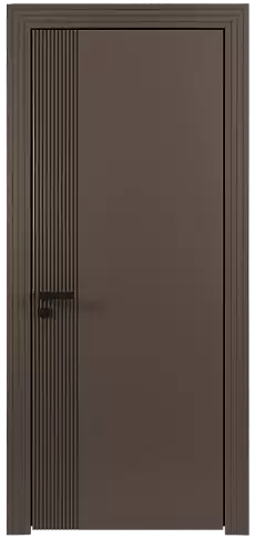 Дверь Sinistro Moderno Коричневый Тик эмаль (RAL 050-50-10) без стекла