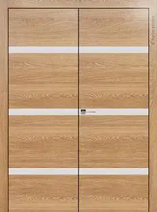 Дверь Tivoli / Тиволи Г-4 Дуб капучино без стекла