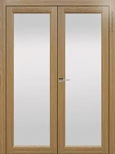 Дверь Sorrento / Сорренто Б4 Дуб карамель со стеклом