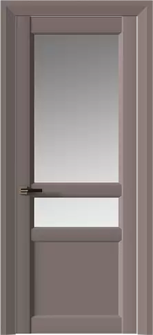 Дверь Imperia-R Neo Classic Decoro Теплый Серый эмаль (RAL 040-60-05) со стеклом