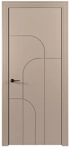Дверь Arco Moderno Бежевое Ядро Миндаля эмаль (RAL 070-85-05) без стекла