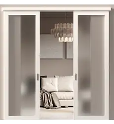 Дверь Tivoli / Тиволи З-1 Белая ST со стеклом