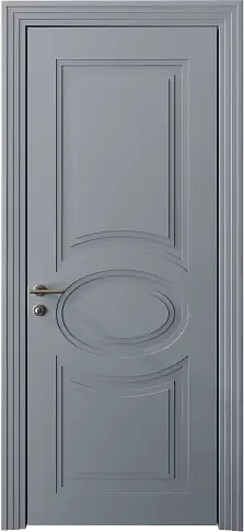 Дверь Florencia Neo Classic Scalino Серебристо-серая эмаль (RAL 7045) без стекла