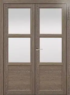 Дверь Sorrento / Сорренто Б2 Дуб антик со стеклом