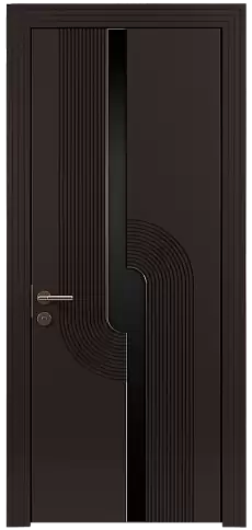 Дверь Cascato Moderno Чёрный Базальт эмаль (RAL 040-30-05) без стекла