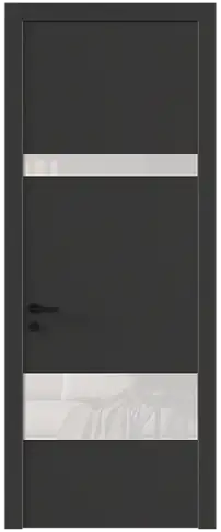 Дверь Tivoli К-4 Диамант серый со стеклом