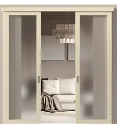 Дверь Tivoli / Тиволи З-1 Жемчужная эмаль (RAL 1013) со стеклом