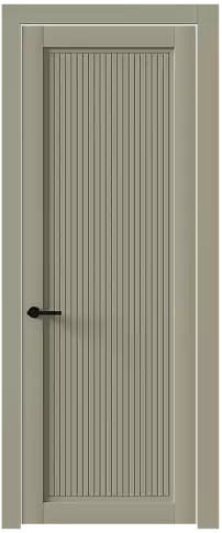 Дверь Tivoli З-2 Серое Льняное волокно эмаль (RAL 075-70-10) без стекла