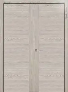 Дверь Tivoli / Тиволи Е-3 Серый дуб без стекла