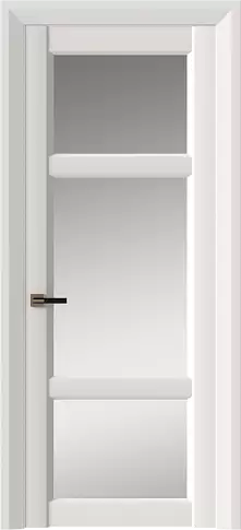 Дверь Siena Neo Classic Decoro Белая эмаль (RAL 9003) со стеклом