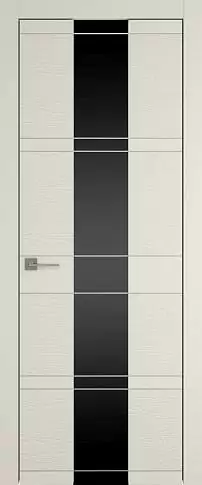 Дверь Tivoli Ж-2 Жемчужная эмаль-эмаль по шпону (RAL 1013) со стеклом