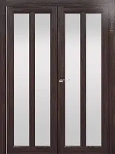 Дверь Sorrento / Сорренто Д4 Венге Нуар со стеклом