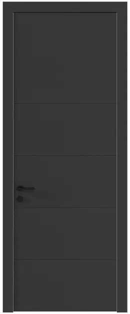 Межкомнатная дверь Tivoli Д-2, Без стекла (ДГ), цвет - Диамант серый