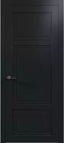 Дверь Siena Neo Classic Черная эмаль (RAL 9004) без стекла