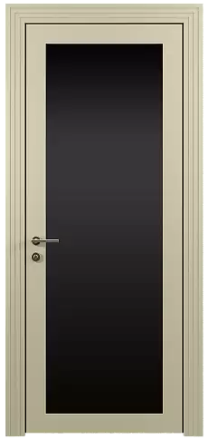 Дверь Tivoli З-1 Серо-оливковая эмаль (RAL 7032) со стеклом