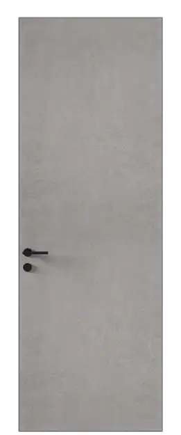 Межкомнатная дверь Tivoli А-4 Невидимка, Без стекла (ДГ), цвет - Белый камень