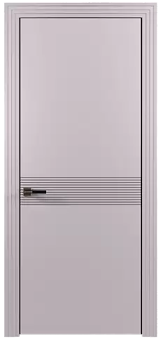 Дверь Tramonto Moderno Серый Флокс эмаль (RAL 358-71-02) без стекла