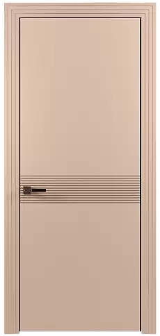 Дверь Tramonto Moderno Серый цемент эмаль (RAL 060-70-10) без стекла