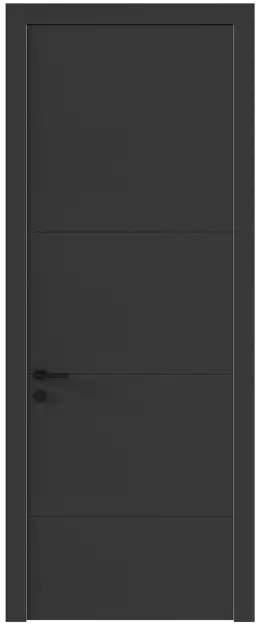 Межкомнатная дверь Tivoli Г-2, Без стекла (ДГ), цвет - Диамант серый