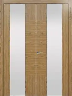Дверь Tivoli / Тиволи Е-1 Дуб карамель со стеклом