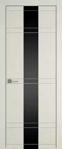 Дверь Tivoli Ж-4 Жемчужная эмаль по шпону (RAL 1013) со стеклом