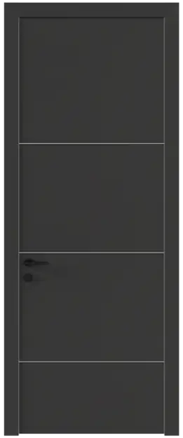 Межкомнатная дверь Tivoli Г-3, Без стекла (ДГ), цвет - Диамант серый