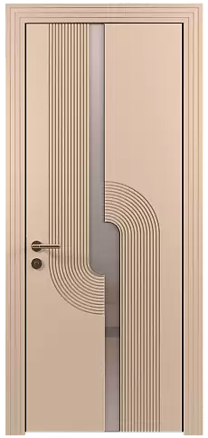 Дверь Cascato Moderno Бежевый Мел эмаль (RAL 075-80-10) без стекла
