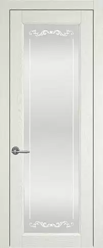 Дверь Domenica ;Porta Classic Белый ясень nano-flex со стеклом