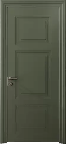 Дверь Siena Neo Classic Scalino Серый Мох эмаль (RAL 7003) без стекла