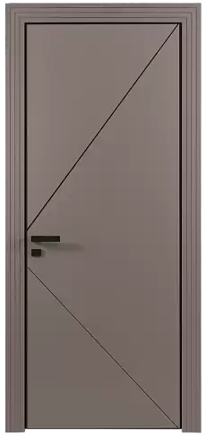 Дверь Pala Moderno Серая стяжка эмаль (RAL 060-60-05) без стекла