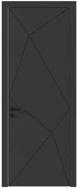 Межкомнатная дверь Tivoli П-5, Без стекла (ДГ), цвет - Диамант серый