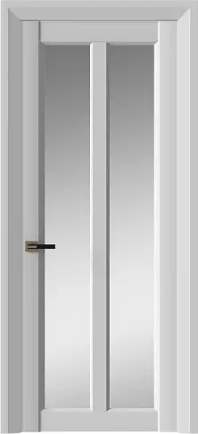 Дверь Prato Neo Classic Decoro Серая эмаль (RAL 7047) со стеклом