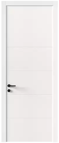 Дверь Tivoli Д-2 Белоснежная мягкая шагрень без стекла