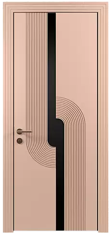 Дверь Cascato Moderno Серый цемент эмаль (RAL 060-70-10) без стекла