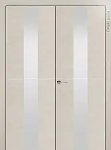 Дверь Tivoli / Тиволи Ж-3 Дуб шампань со стеклом