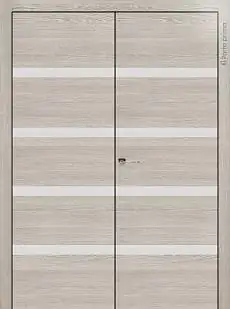 Дверь Tivoli / Тиволи Д-4 Серый дуб без стекла