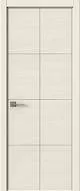 Дверь Tivoli Л-2 Бежевая эмаль по шпону (RAL 9010) без стекла