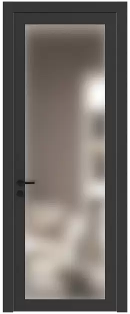 Межкомнатная дверь Tivoli З-1, Со стеклом (ДО), цвет - Диамант серый