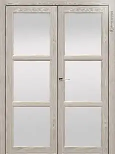 Дверь Sorrento / Сорренто В2 Серый дуб со стеклом