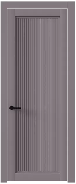 Межкомнатная дверь Tivoli З-2, Без стекла (ДГ), цвет - Серо-Розовый мордовник эмаль (RAL 020-60-05)