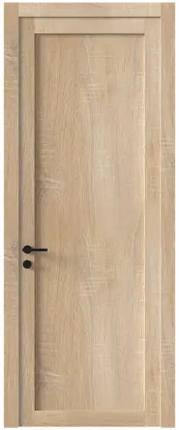 Межкомнатная дверь Tivoli З-4, Без стекла (ДГ), цвет - Дуб сонома светлый