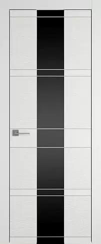 Дверь Tivoli Ж-2 Бежевая эмаль-эмаль по шпону (RAL 9010) со стеклом